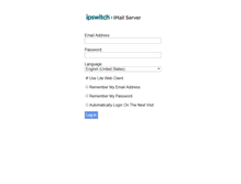 Tablet Screenshot of mail.internetvail.com